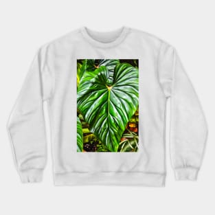 Green Plant Heart Crewneck Sweatshirt